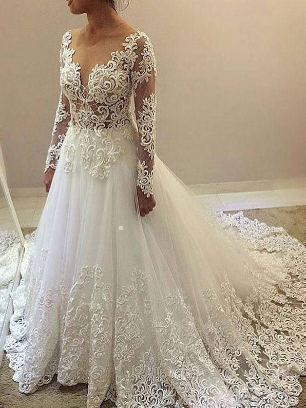 Sleeve Lace Wedding Dresses ...
